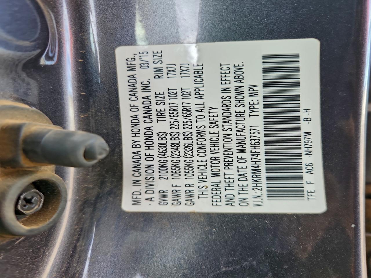 Honda Crv Exl Image 2