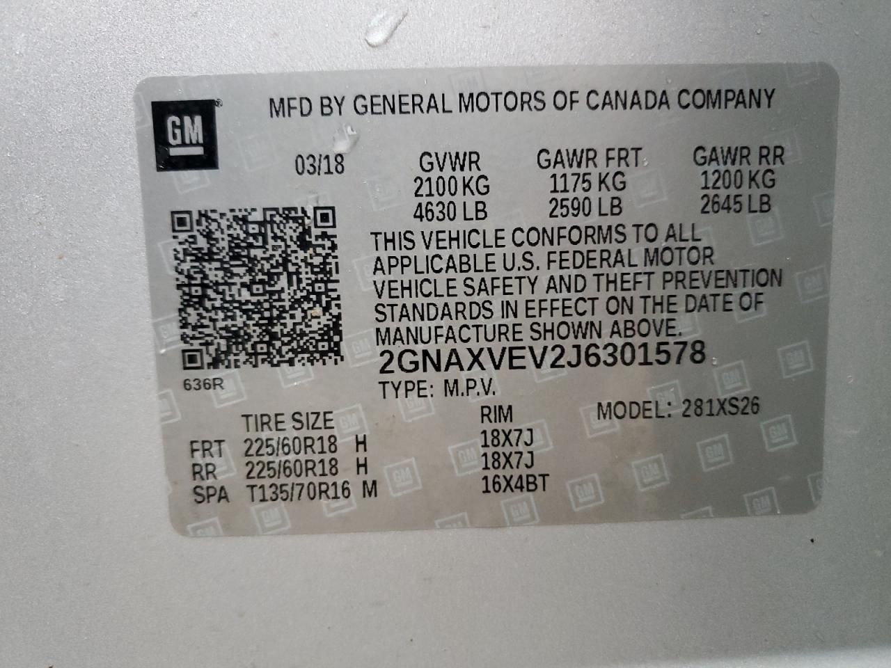 Chevrolet Equinox Premier Image 10